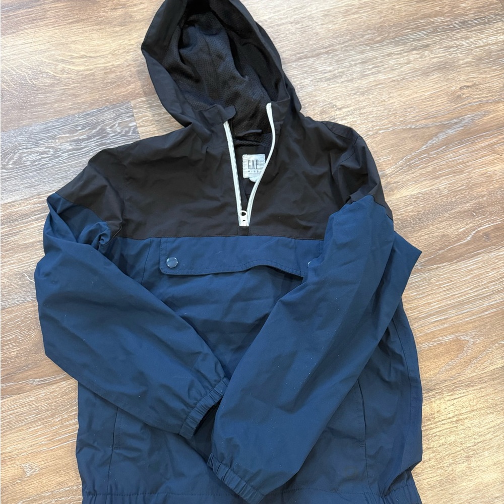 GAP Kids Black Jacket with Silver Zipper